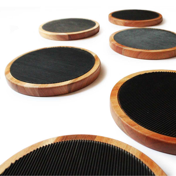 Colourful Wooden Stepping Discs - 1 Years+