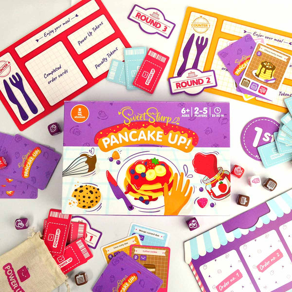 Sweet Slurrp Pancake Up - Fun Family Board Game - (6 Years+)