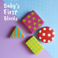 Baby's First Blocks | Wooden Blocks for Newborn Babies