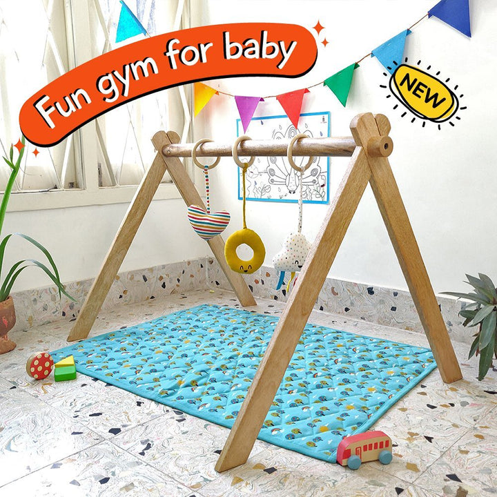 Buy Sunshine Baby Gym with Rainbow Plush Toys | Best Toys for Newborn Babies