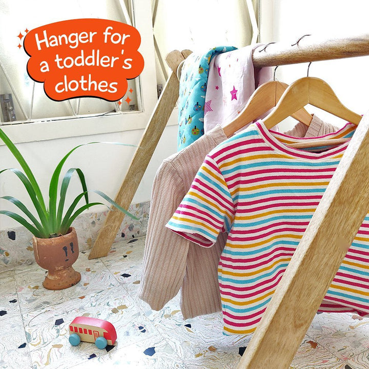 Buy Wooden Hanger for Toddler's Clothes Online