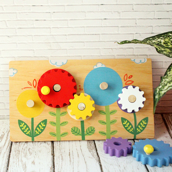 gear flower Buy Wooden Gear Toys for Kids Online in India at Best Price