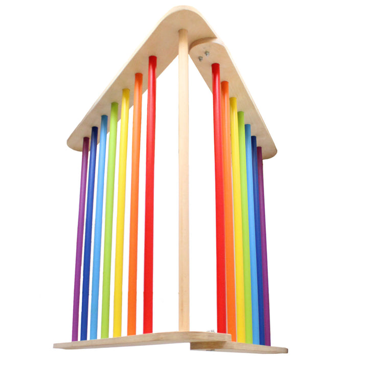 Wooden Rainbow Pikler Triangle | Wooden Toys for Babies