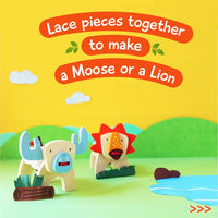 Lace and Make Safari Toys for Kids