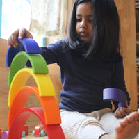 Wooden Rainbow Arch Stacker Set (2 Years+)