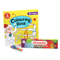 Carnival Fun Coloring Book and Organic Crayon Kit (3 Years+)
