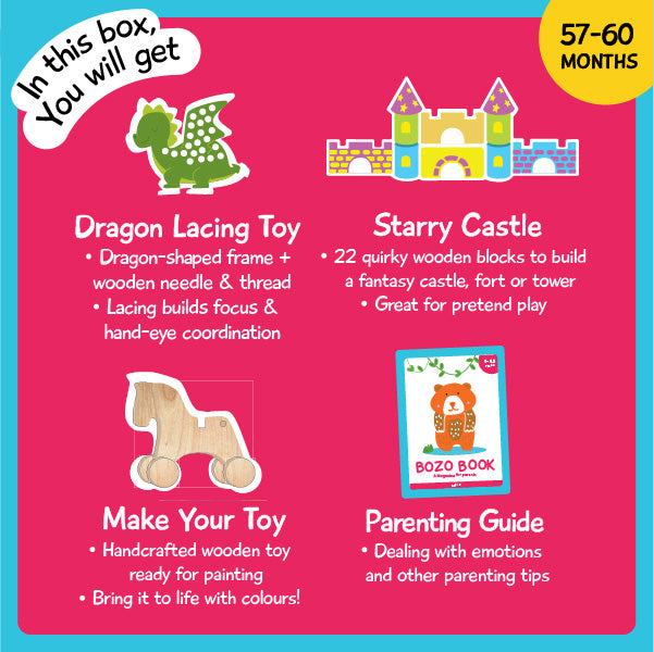 Bozo Boxes - Box of Play for Preschoolers [4-5 yrs]