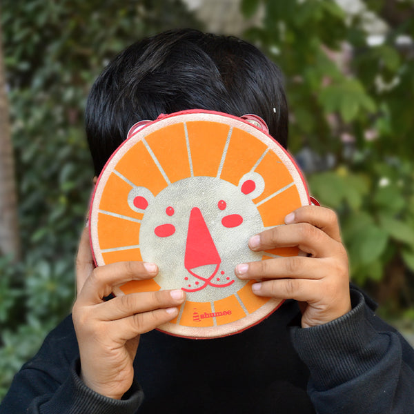 lion tambourine toy