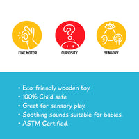 baby wooden rattle manual