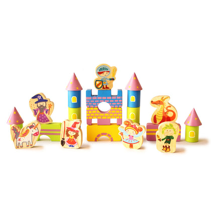 Starry Castle and Fantasy Characters Wooden Blocks (3-6 years)