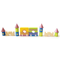 Starry Castle and Fantasy Characters Wooden Blocks  - 3 Years+