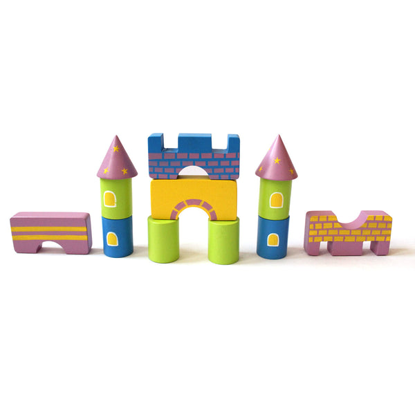 Starry Castle and Fantasy Characters Wooden Blocks  - 3 Years+