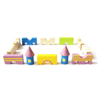 Starry Castle and Fantasy Characters Wooden Blocks  - 3 Years+