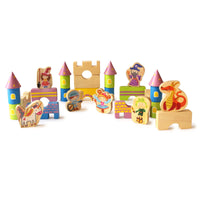 Starry Castle and Fantasy Characters Wooden Blocks  - 3 Years+