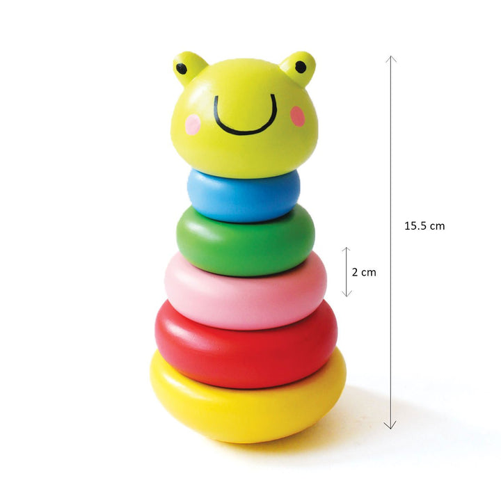 Buy Frog Wooden Baby Stacking Toy Online in India