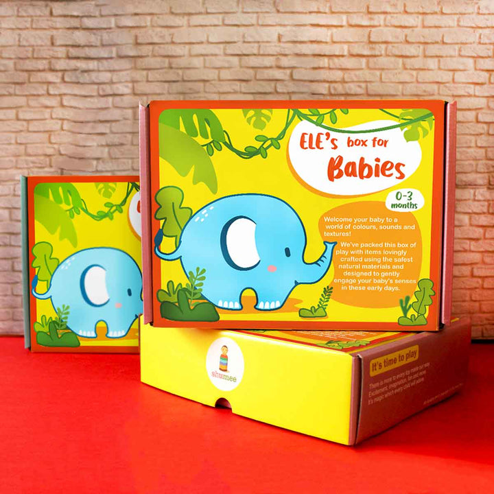 Ele's Boxes - Curated Box of Toys for Babies (0-2 yr old)