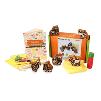 Mommy and Me Wooden Stamps Set | Free Shipping - Shumee