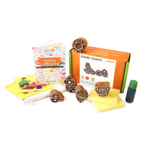 Spring Stamps - Set of Wood-crafted Stamps - Shumee