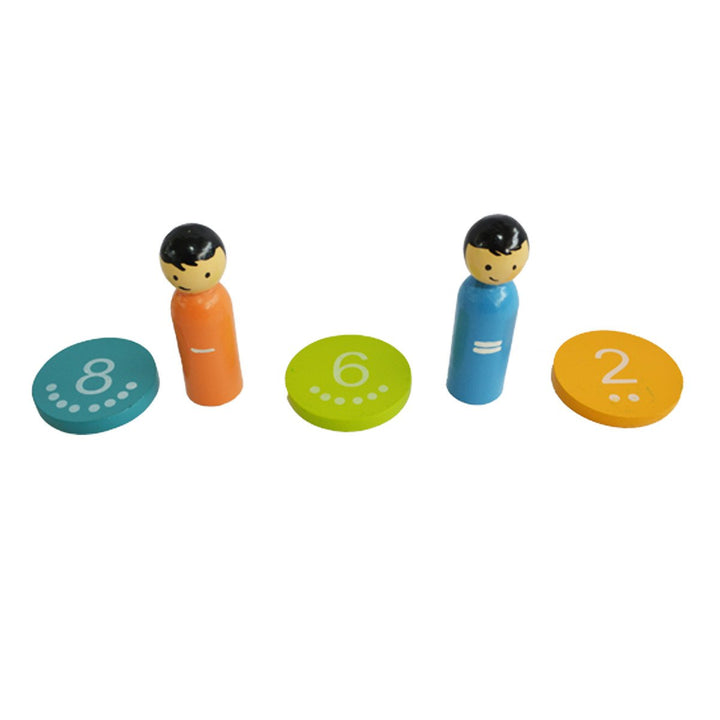 Math With Peg Dolls Number Friends